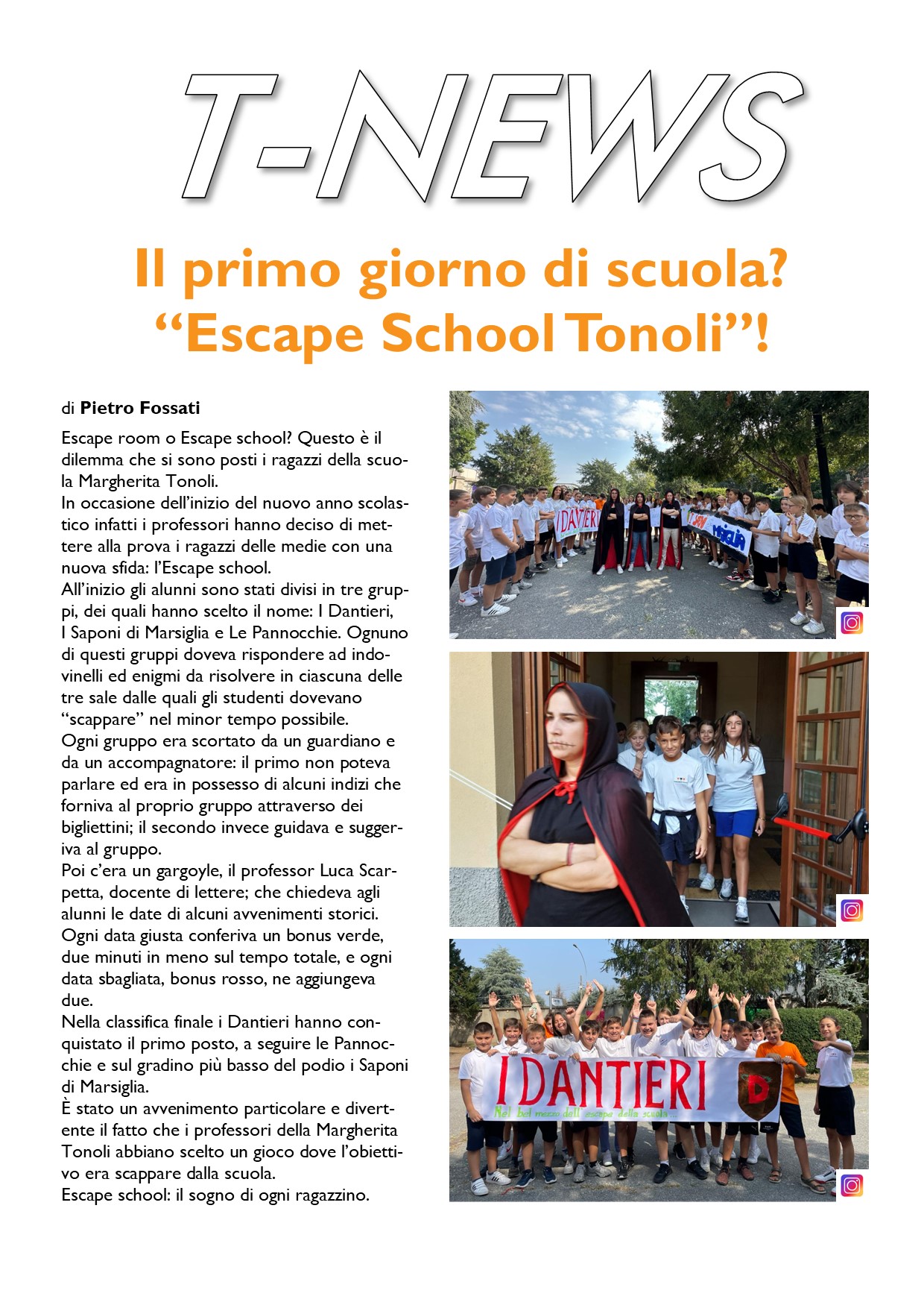 Escape School Tonoli!